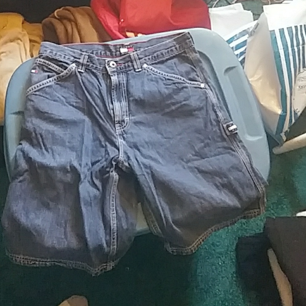 Blue jeans shorts
